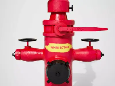 Low Poly Ground Monito Low-poly 3D model