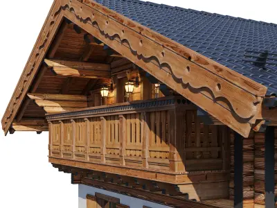 Eco wood v8 3D model