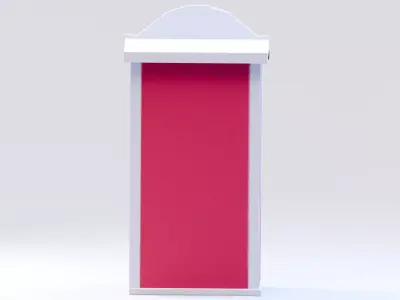 Amusement Park - Booth Low-poly 3D model