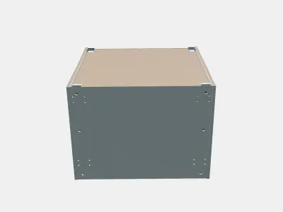 METOD Base cabinet frame Low-poly 3D model