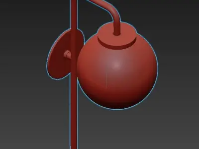BIG BULB WALL LIGHT - CTO LIGHTING 3D model