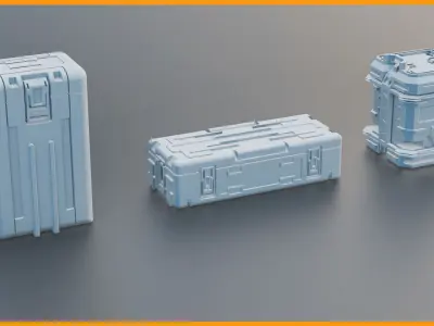 22 Industrial and Military Prop Collection 3D model