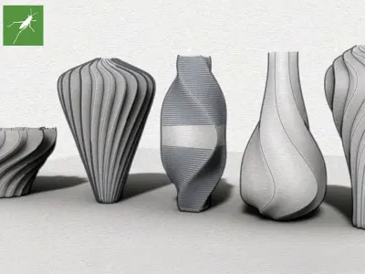 Vase Parametric Design Grasshopper Rhino Files Download 3D model