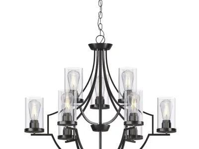 Rumaysa 9 Chandelier 3D model