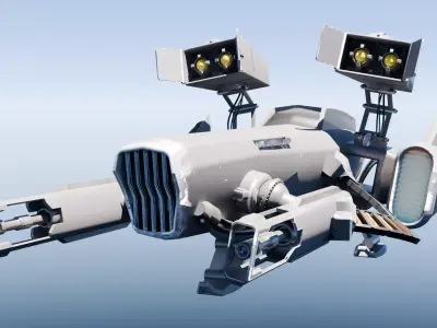 BibopJr Spaceship 3D model