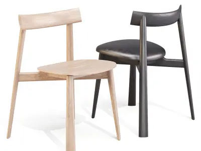 Cizeta Remo - Dining Chairs Low-poly 3D model