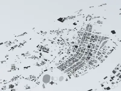 Niigata Streets and Buildings 3D model