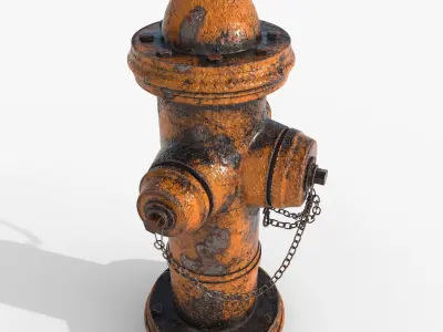 Fire hydrant 3D model
