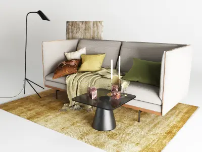 BoConcept Nantes Sofa Set 3D model