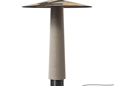 Forestier lamp post Thesee 3D model