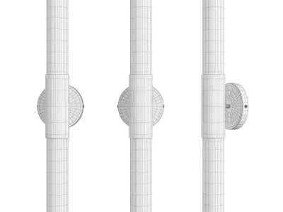 AGNES1 WALL BIG Low-poly 3D model