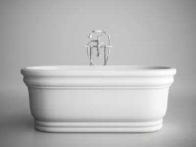 RVB 1935 Limoges Bath Shower Mixer 3D model