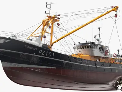  Trawler Fishing Vessels Collection 