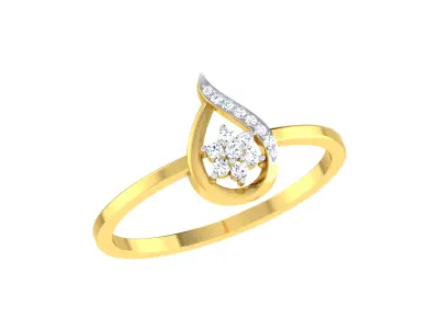 Women Ring  Render 3dm STL OBJ FBX Details 3D print model 92