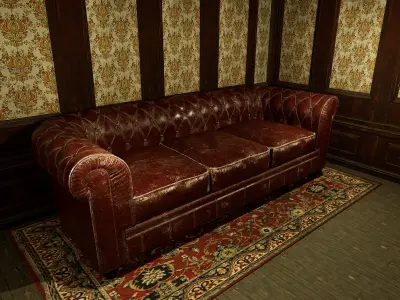 Three Story Mega Victorian Mansion-Hotel 3D model