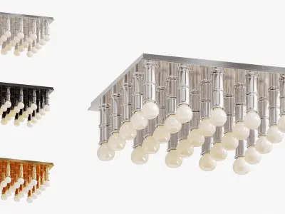 Meurice ceiling light designed by jonathan adler 3D model