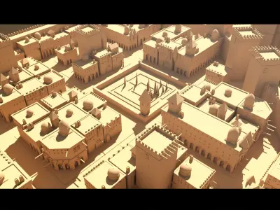 Historical Castle- 3d Model 3D model