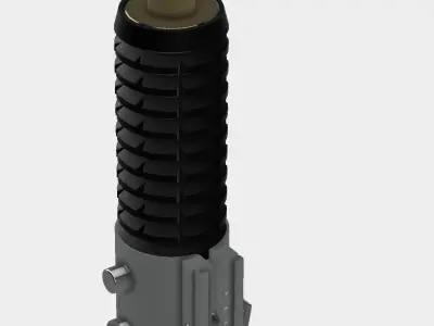 Obi-Wan Kenobi A New Hope Lightsaber CAD 3D print model