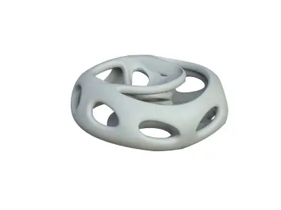 SciFi Cube Object No 65171 Low Poly Shape Low-poly 3D model