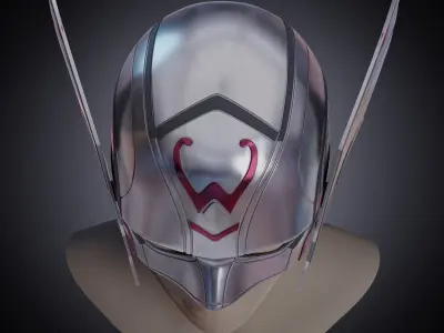 Low poly Mighty Thor helmet- love and thunder Low-poly 3D model