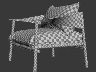 Terramare Lounge chair 3D model