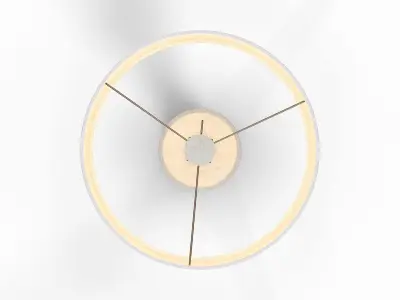 Arteriors Jillian Table Lamp White 3D model