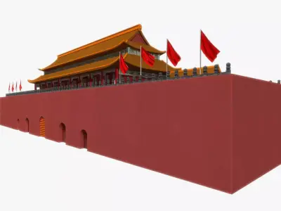 China ancient building 3D model