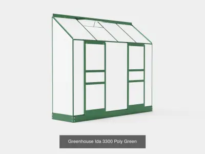 Collection of Greenhouse Ida Green - 4 Models 3D Model Pack