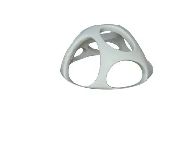 SciFi Cube Object No 48221 Low Poly Shape Low-poly 3D model