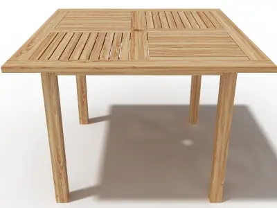 Square Table 3D model