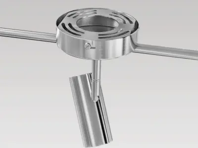 VIRRMO - Ceiling track with 3 spots 3D model