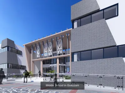 School buildings collection 3D Model Pack