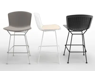 Bertoia Barstool 3D model