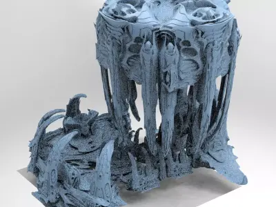 Wraith Hive Alien Platform  6 3D model