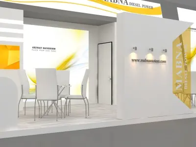 3D Exhibition Design 3D model