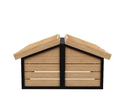 Stall models Low-poly 3D model