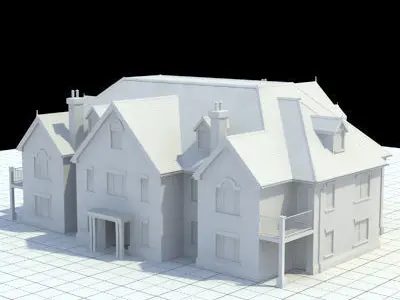 great manor 3D model