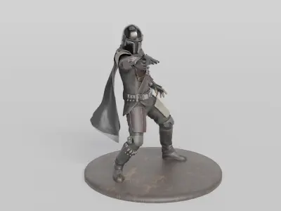 3D Printable Mandalorian 3D print model