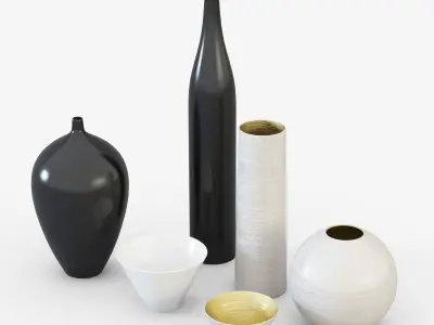 Ornamental vases 3D model