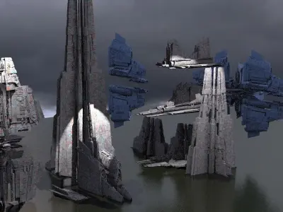 Stargate Pyramid City 10 model designs 3D model