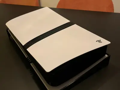 PS5 Pro horizontal mount 3D print model