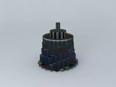 Cardpack 2 tower 3D model
