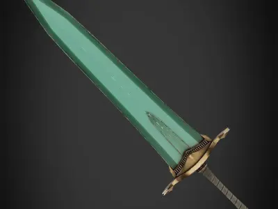 Dark Souls Moonlight GreatSword for Cosplay 3D print model