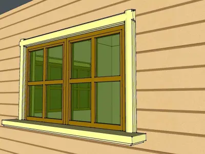 Bungalow House 3D model