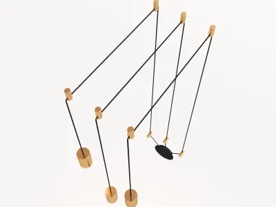 Odeon Light Lucas 3898 chandelier 3D model