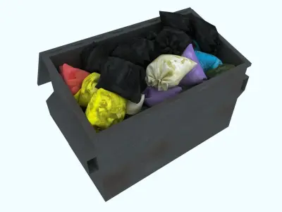 Garbage Container 1 3D model