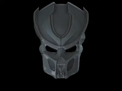 predator cosplay mask 3D print model