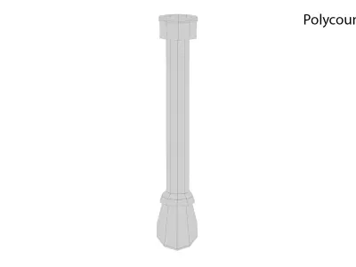 HVAC Stack 01 Low-poly 3D model