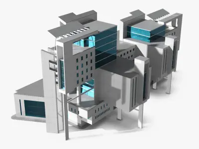  Modern Office Style Building 