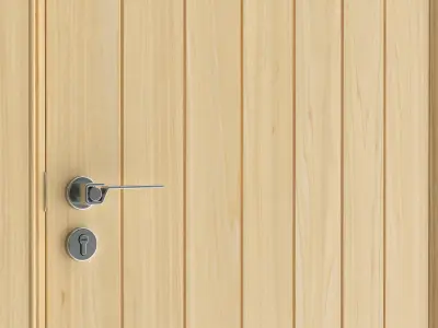 Door modern 01 3D model